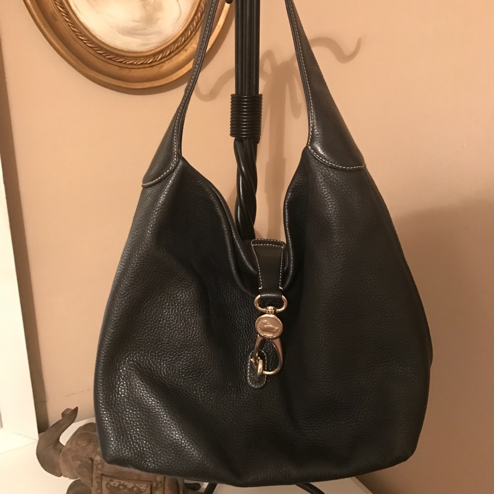 Dooney & Bourke Belvedere Logo Lock Bag
